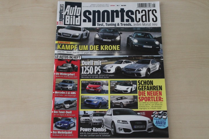 Deckblatt Auto Bild Sportscars (05/2009)